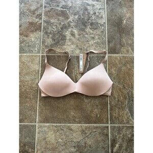 SKIMS Brown and Tan Seamless T-Shirt Bra